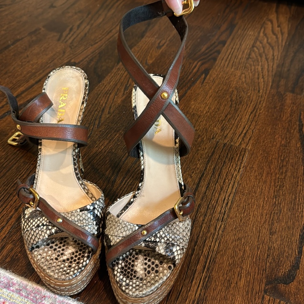 Prada Python Heels - image 2